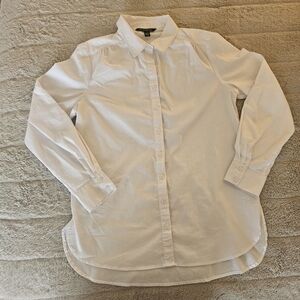 Zac & Rachel Womens Classic White Button Down M
